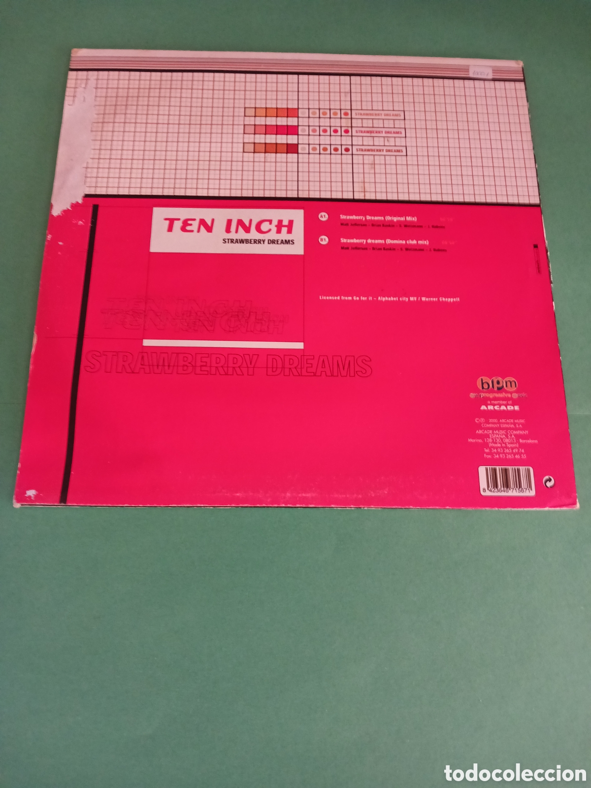 Discos de vinilo: Vinilo Ten inch - Strawberry dreams - Foto 5