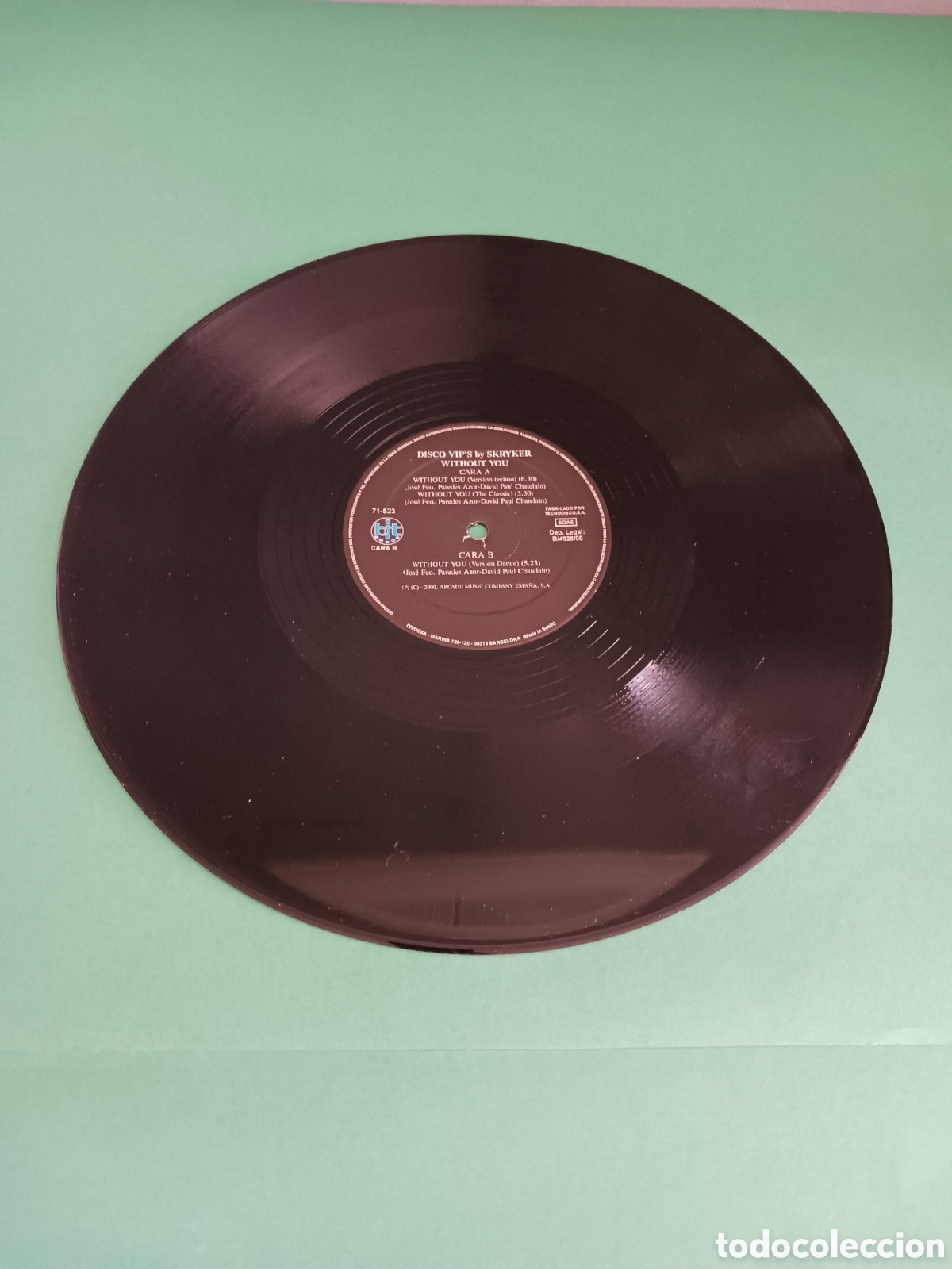 Discos de vinilo: Vinilo Vips De DJ Skryker - Without You. - Foto 2