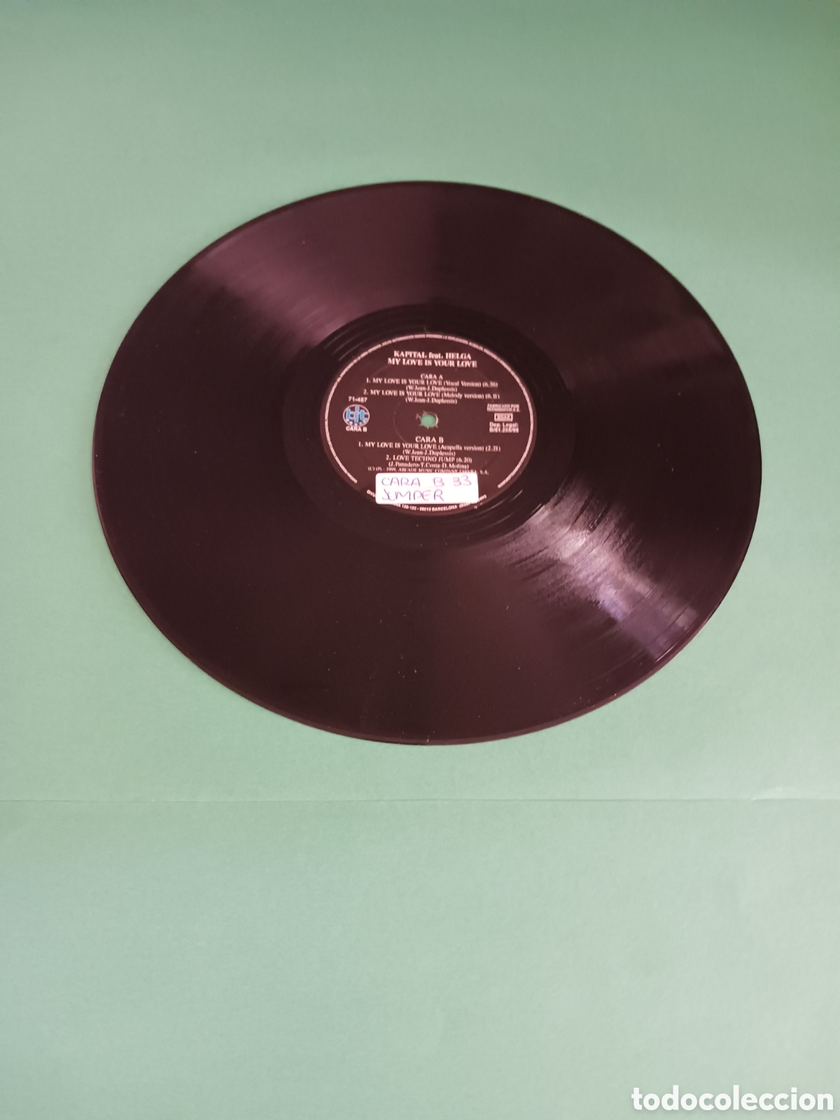 Discos de vinilo: Vinilo KAPITAL feat. Helga. - Foto 2