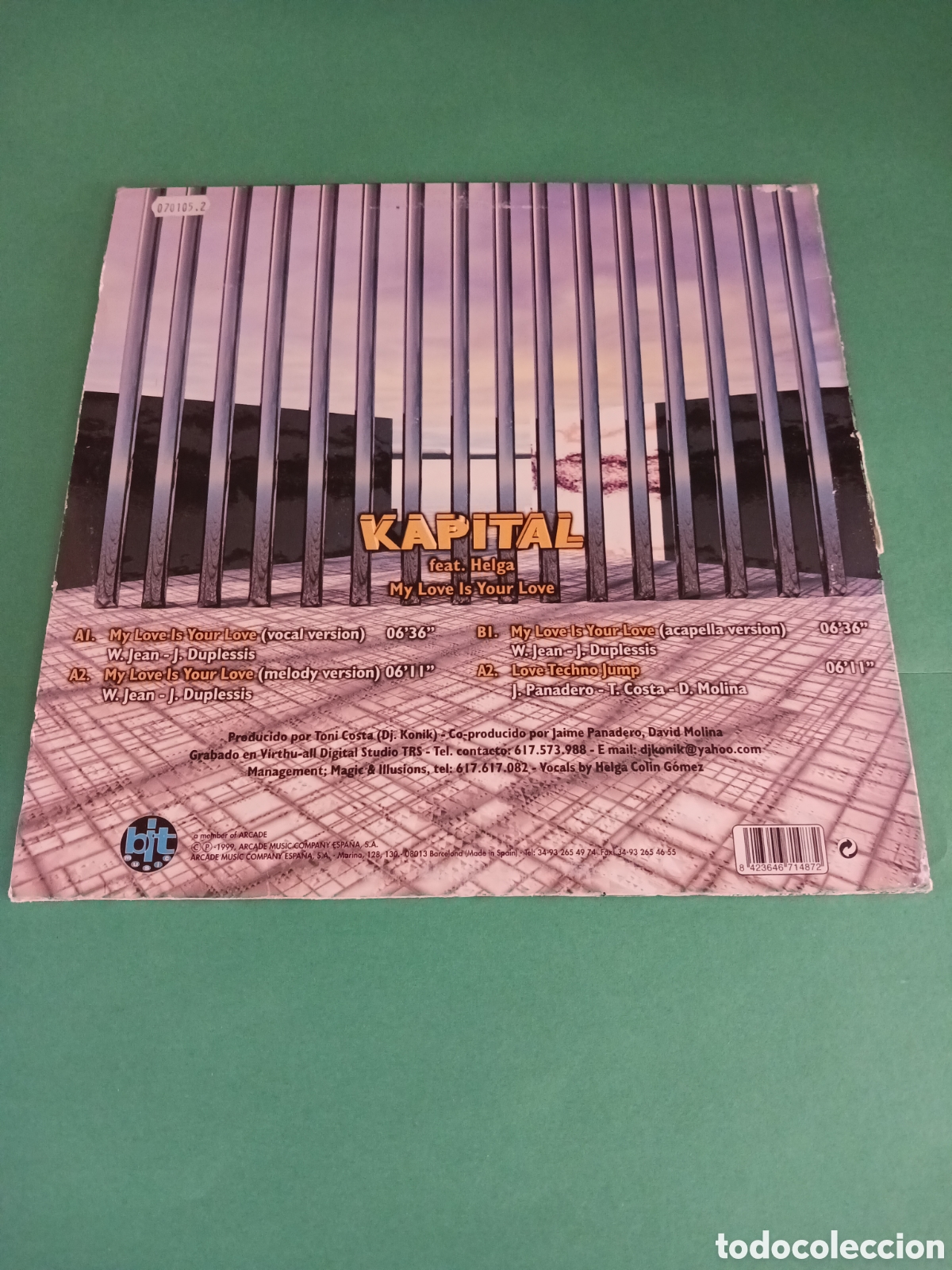 Discos de vinilo: Vinilo KAPITAL feat. Helga. - Foto 5