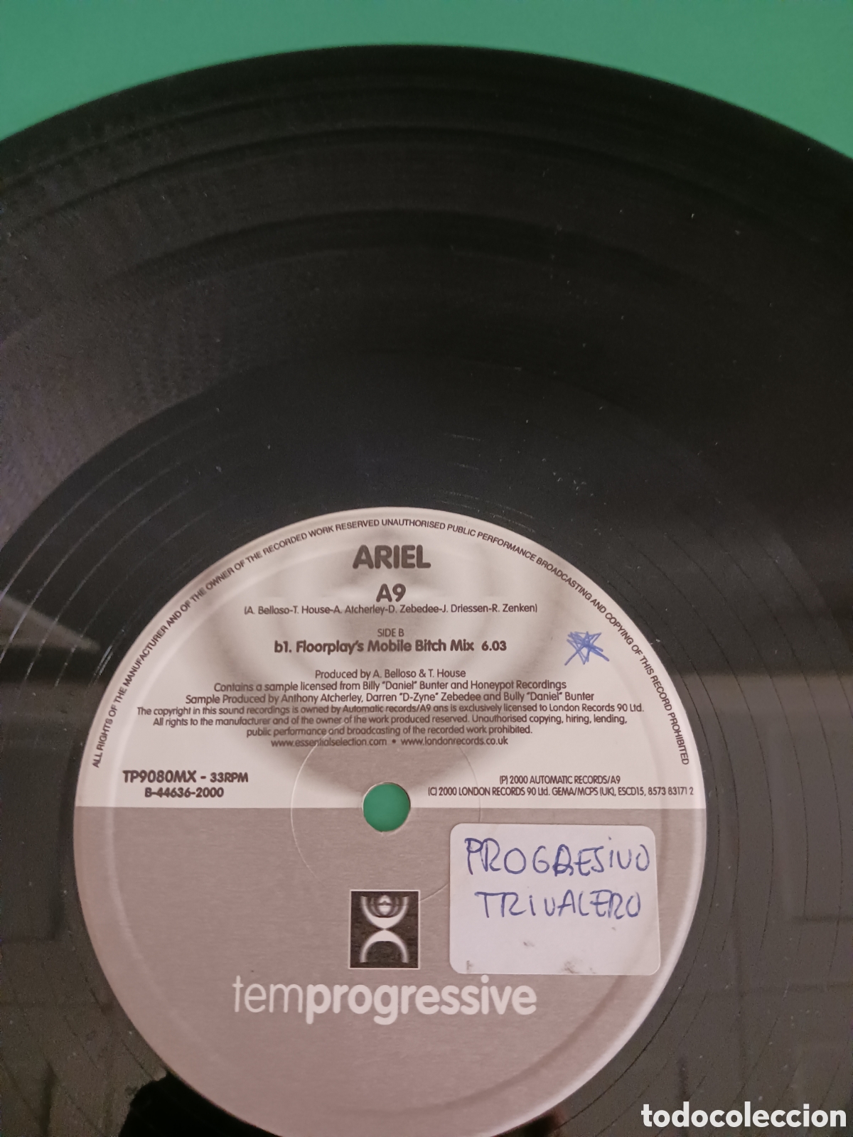 Discos de vinilo: Vinilo ARIEL &rdquo; A9&rdquo; temprogressiv - Foto 3