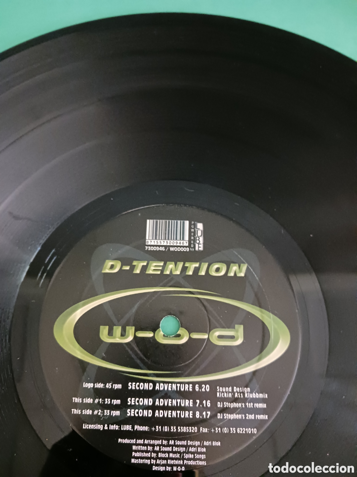 Discos de vinilo: Vinilo D- TENTION / Second Adventure. - Foto 4