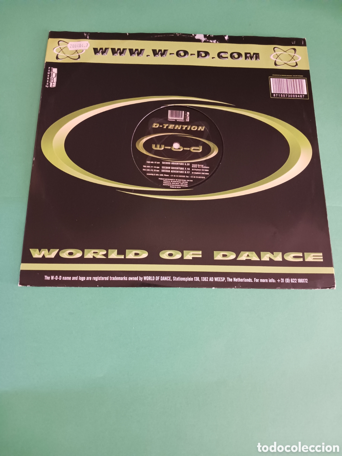 Discos de vinilo: Vinilo D- TENTION / Second Adventure. - Foto 5