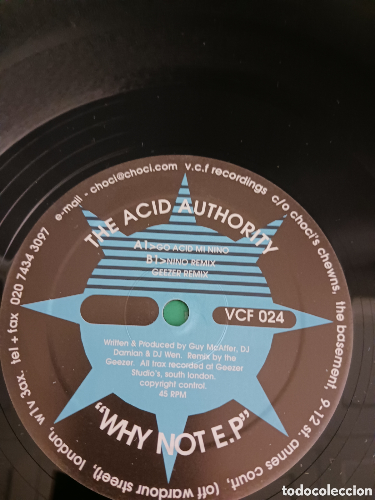 Discos de vinilo: Vinilo THE ACID AUTHORITY. - Foto 3