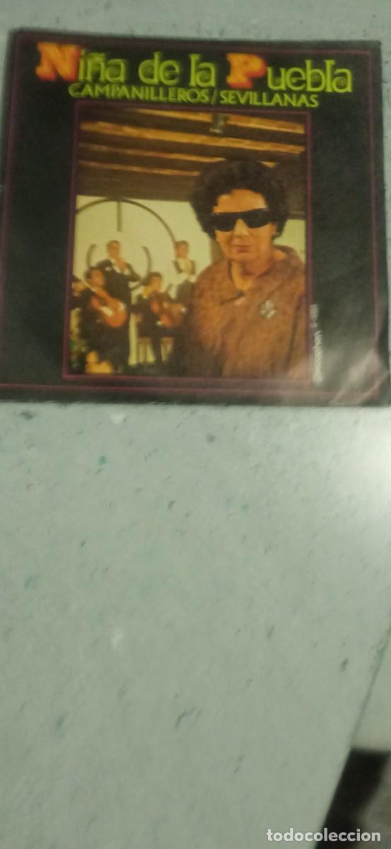 Dischi in vinile: DISCO DE VINILO NI&Ntilde;A DE LA PUEBLA CAMPANILLEROS Y SEVILLANAS