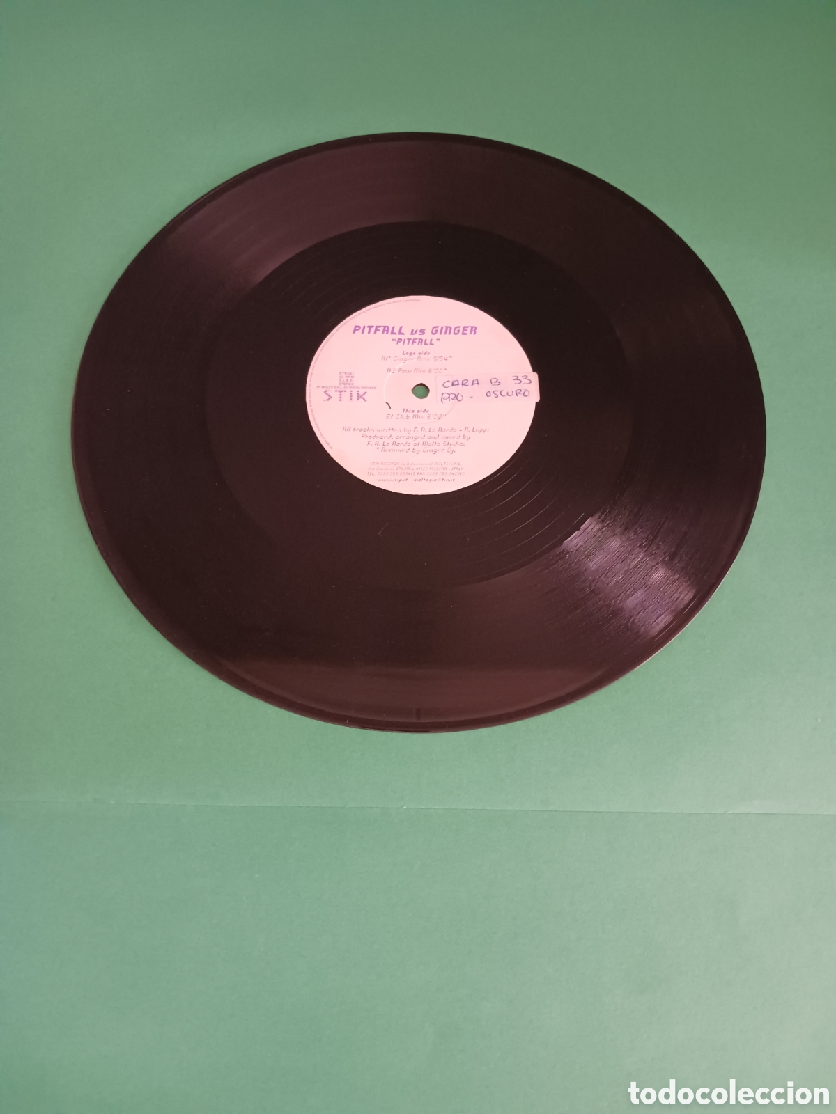 Discos de vinilo: Vinilo PITFALL vs GINGER &rdquo; PITFALL&rdquo; - Foto 4