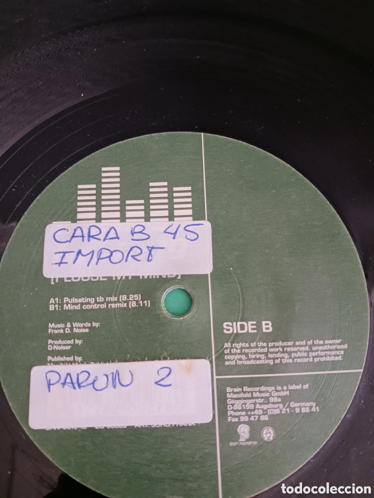 Discos de vinilo: Vinilo brain recordings. - Foto 3