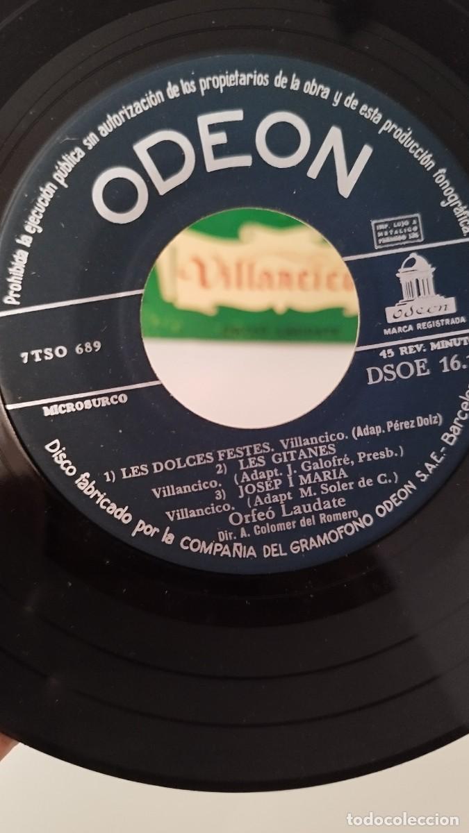 Discos de vinilo: Villancicos ORFEO LAUDATE. Ep - Foto 2