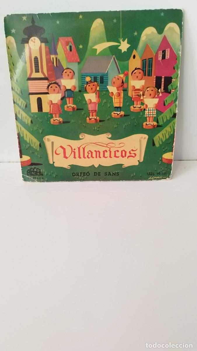 Discos de vinilo: Villancicos ORFE&Oacute; DE SANS. Ep - Foto 1