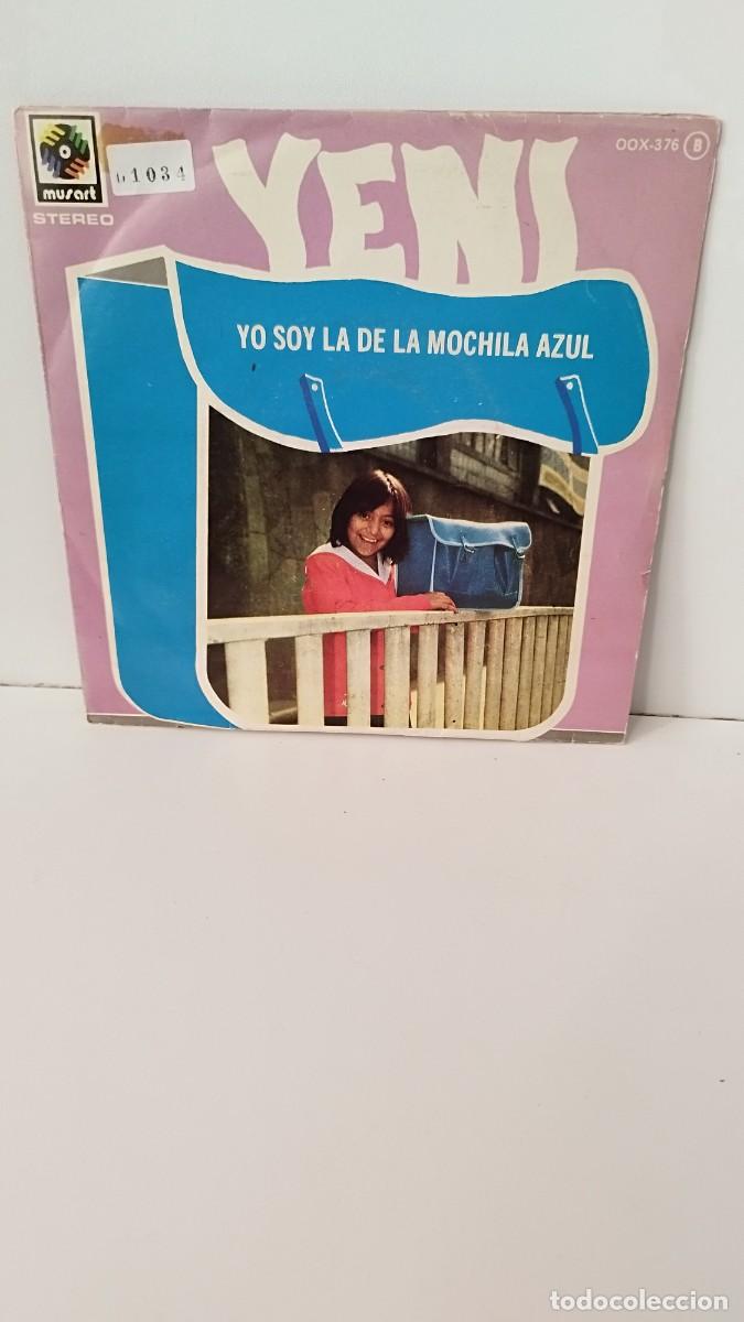 Discos de vinilo: Yeni - yo soy la de la mochila azul. Single - Foto 1