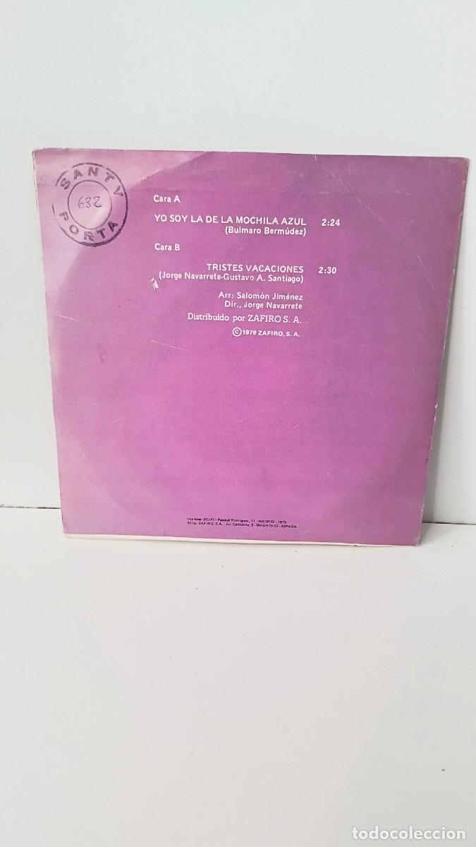 Discos de vinilo: Yeni - yo soy la de la mochila azul. Single - Foto 3