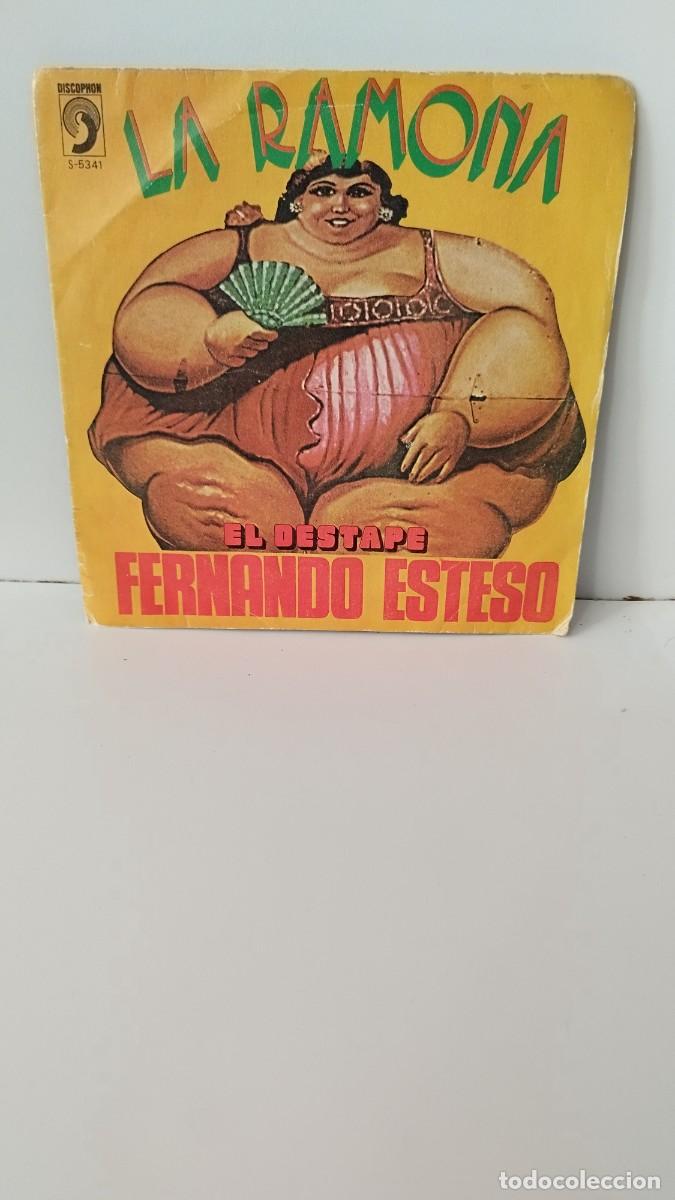 Discos de vinilo: Fernando Esteso - La Ramona Pechugona. Single - Foto 1