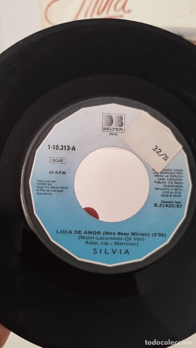 Discos de vinilo: Silvia &ndash; Loca De Amor. Single - Foto 2