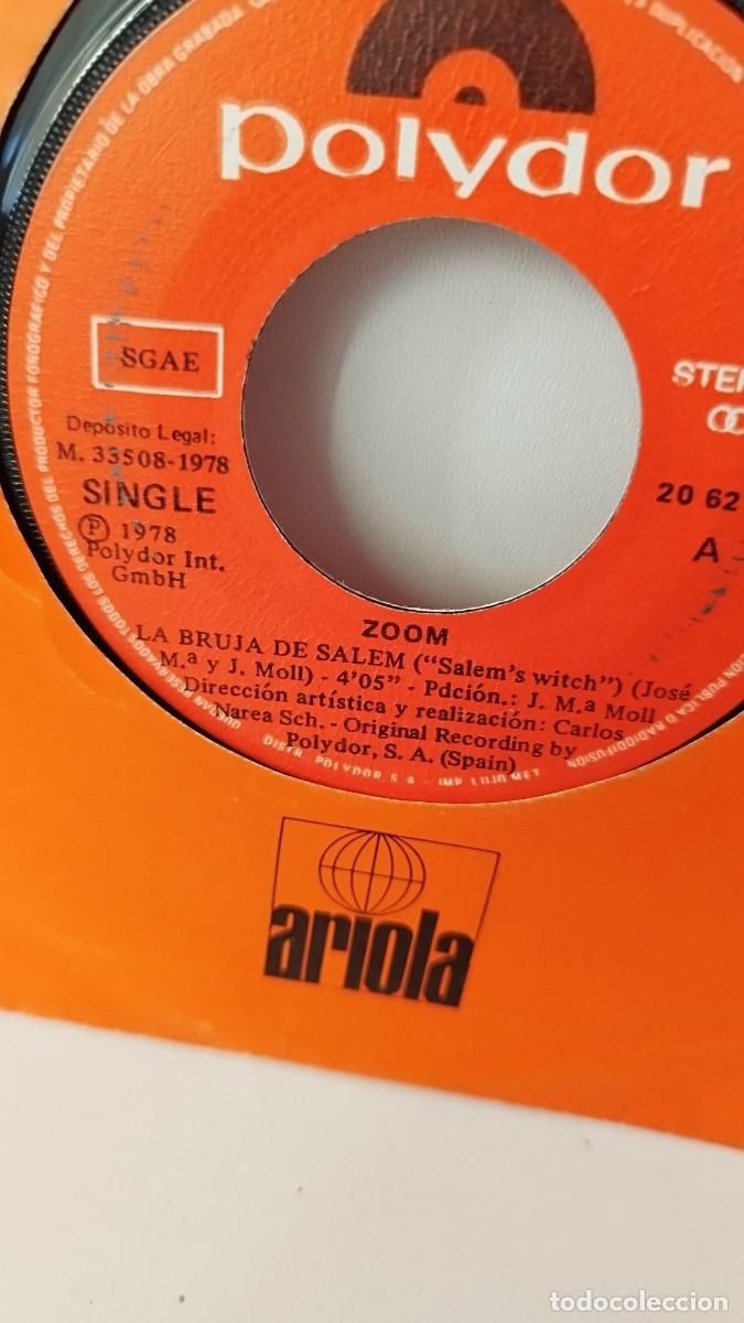 Discos de vinilo: Zoom - La Bruja de Salem. Single promocional - Foto 2