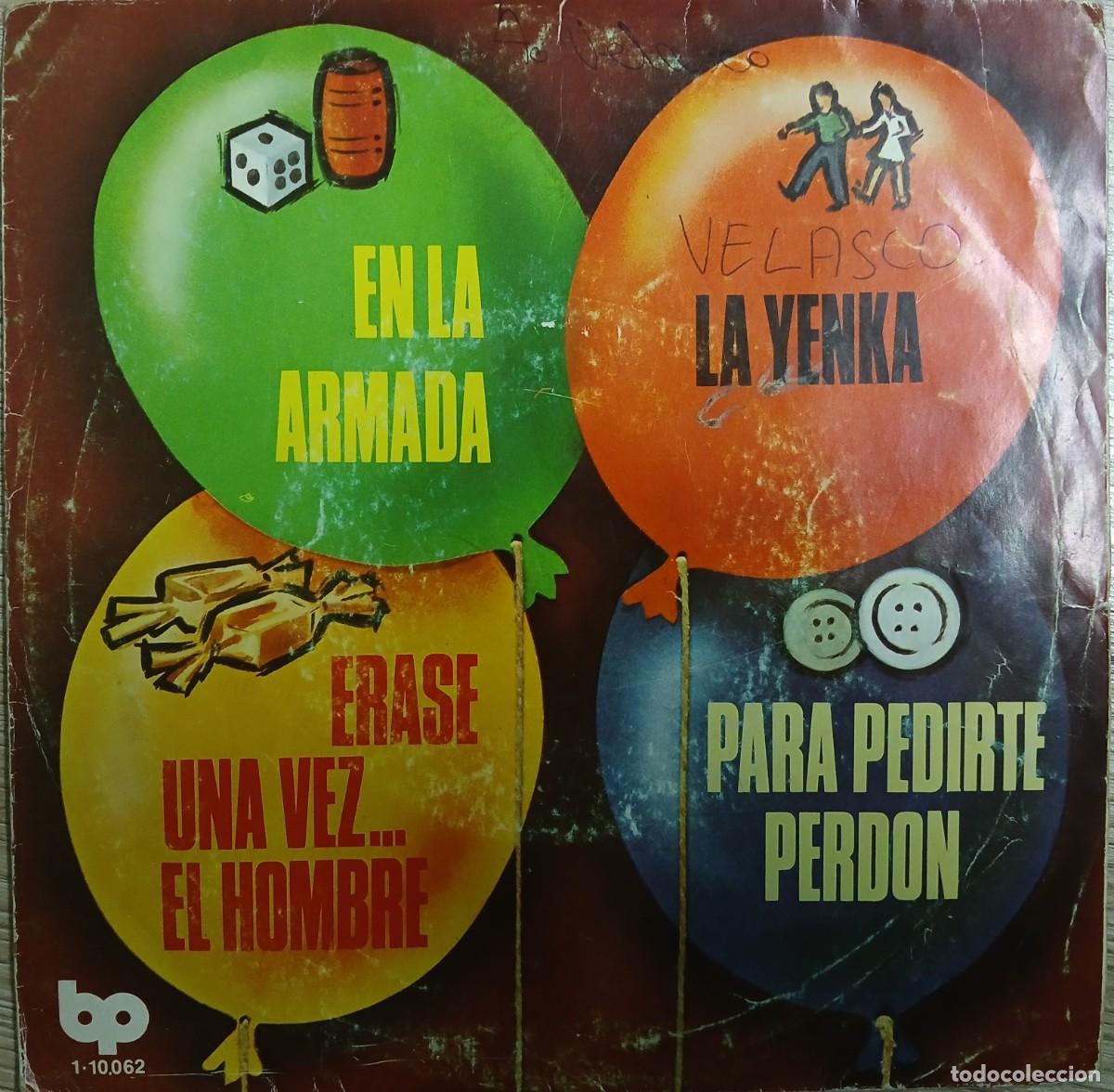 Discos de vinilo: Disco vinilo single Los chiquitines - Foto 1