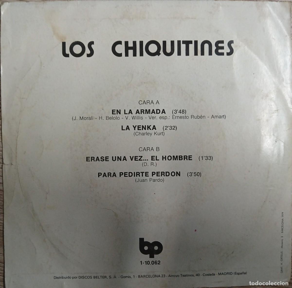 Discos de vinilo: Disco vinilo single Los chiquitines - Foto 2