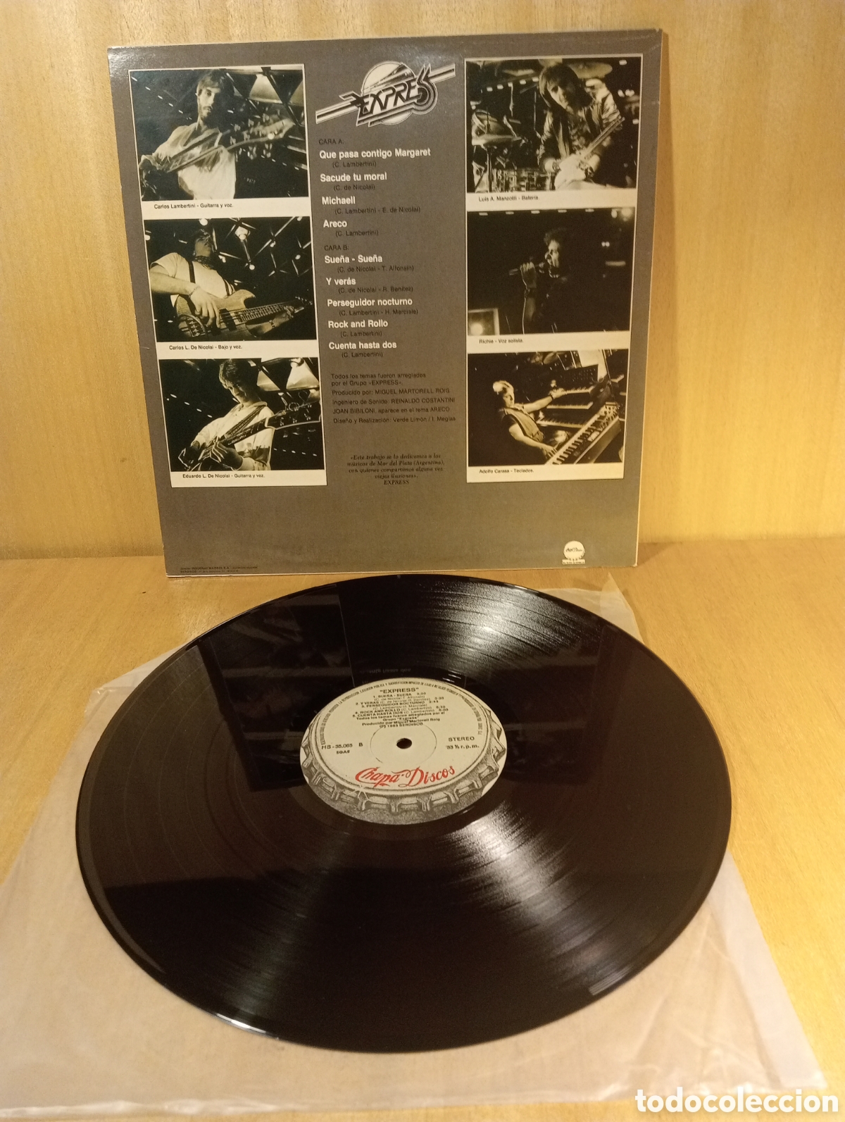 Discos de vinilo: Express. Express. A&ntilde;o 1983. - Foto 2