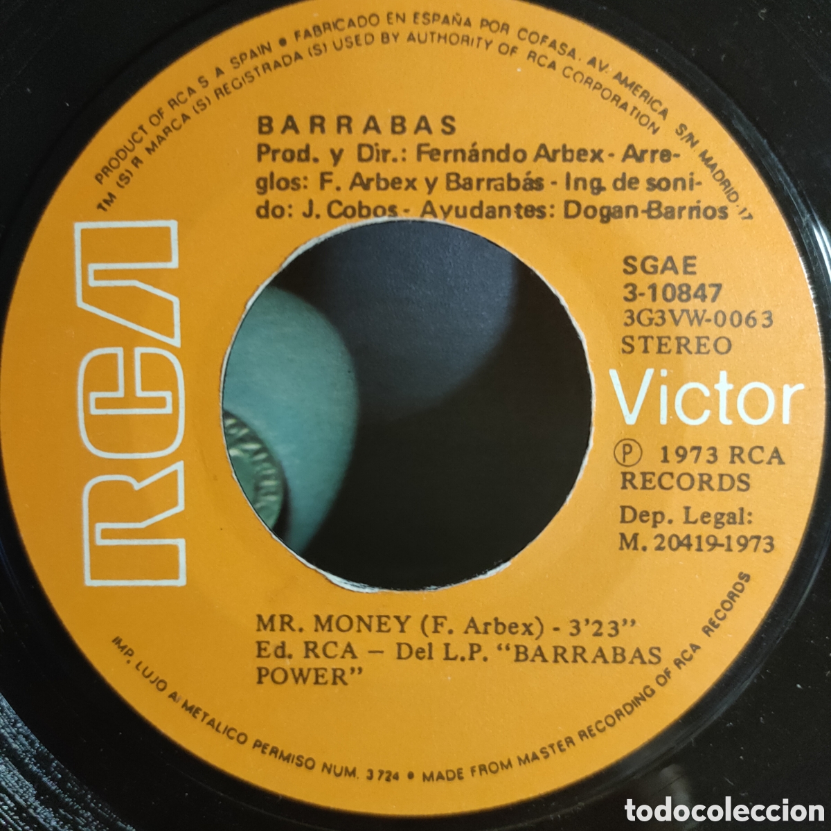 Discos de vinilo: Barrabas &ndash; Boogie Rock . 1973 original Spain disco 7&rdquo; vinilo - Foto 4