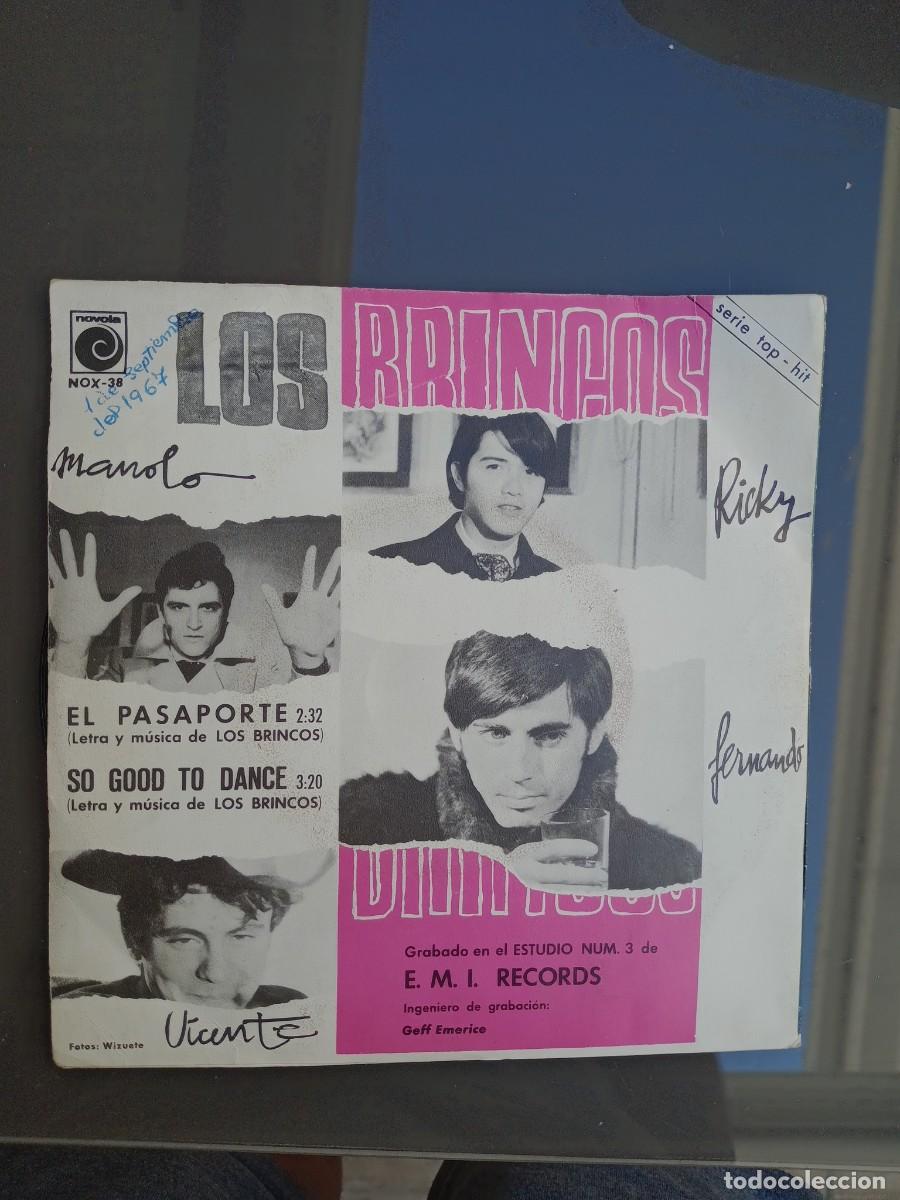 Discos de vinilo: LOS BRINCOS - EL PASAPORTE (SINGLE) 1967 - Foto 2