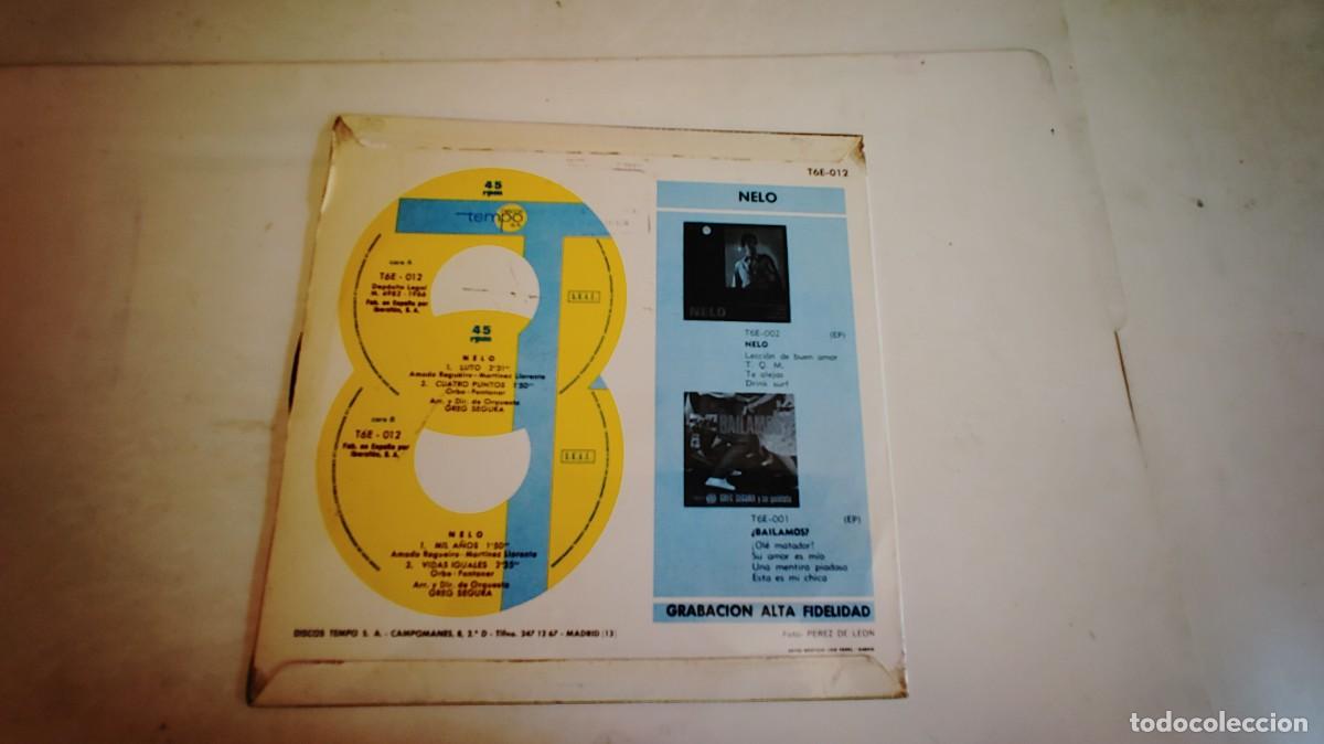 Discos de vinilo: NELO-EP LUTO +3-NUEVO - Foto 2