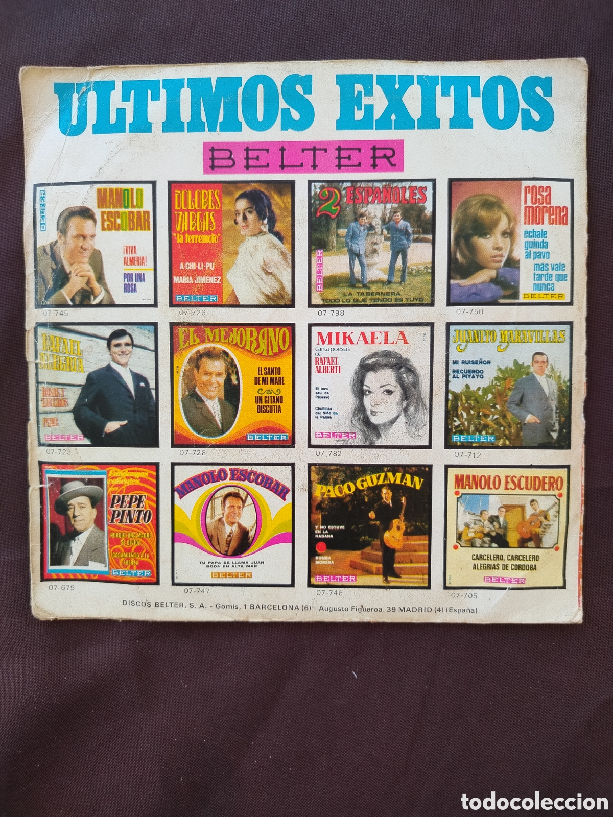 Discos de vinilo: Single Dolores Vargas - Foto 2