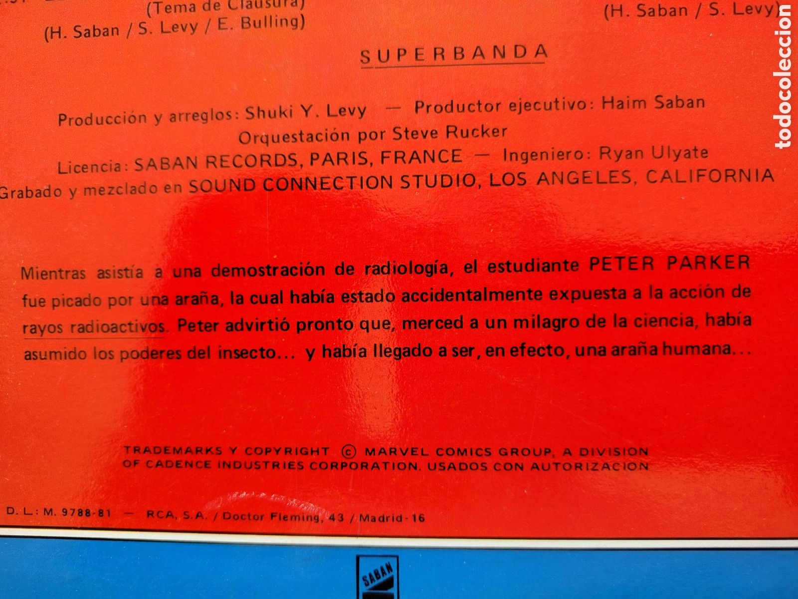 Discos de vinilo: Spider-Man LP B.S.O. - Foto 3
