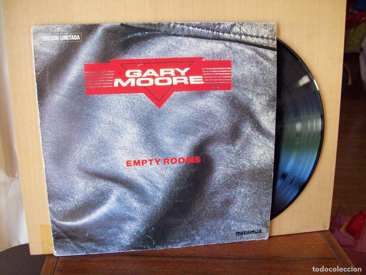 Discos de vinilo: GARY MOORE - EMOTY ROOMS - MAXI SINGLE 1985 - Foto 1