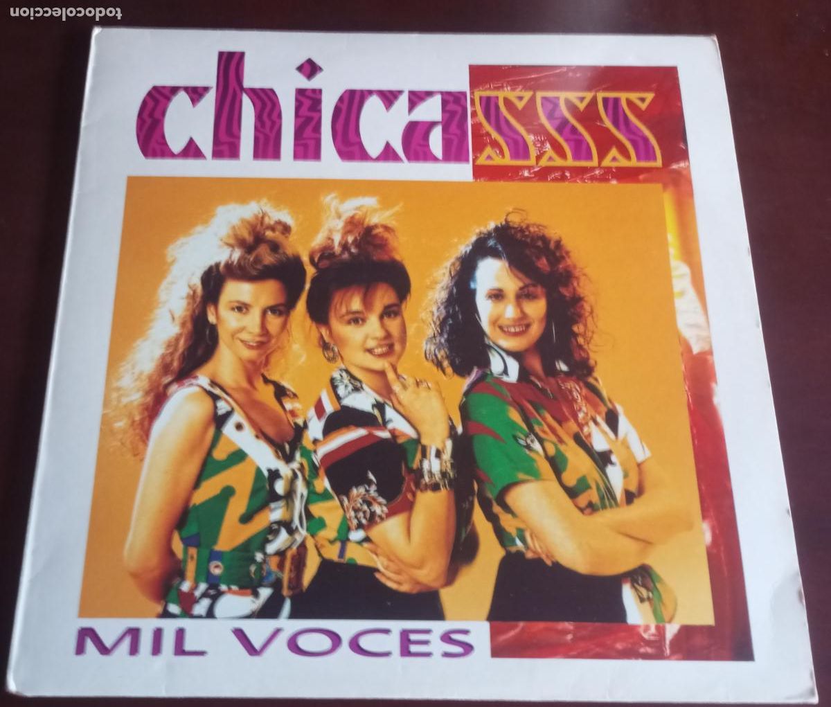 Discos de vinilo: CHICASSS - MIL VOCES - LP - 1990 - Foto 1
