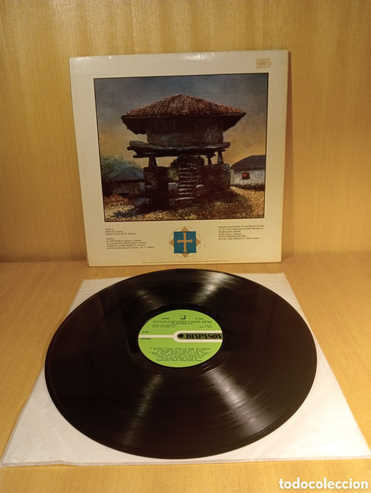 Discos de vinilo: Asturcon. Asturcon. Asturias. - Foto 2