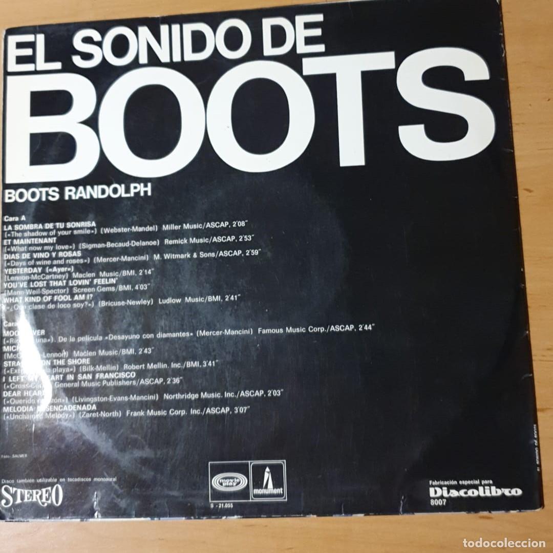 Discos de vinilo: Disco de Vinilo LP Boots Randolph - El Sonido de Boots - Foto 2