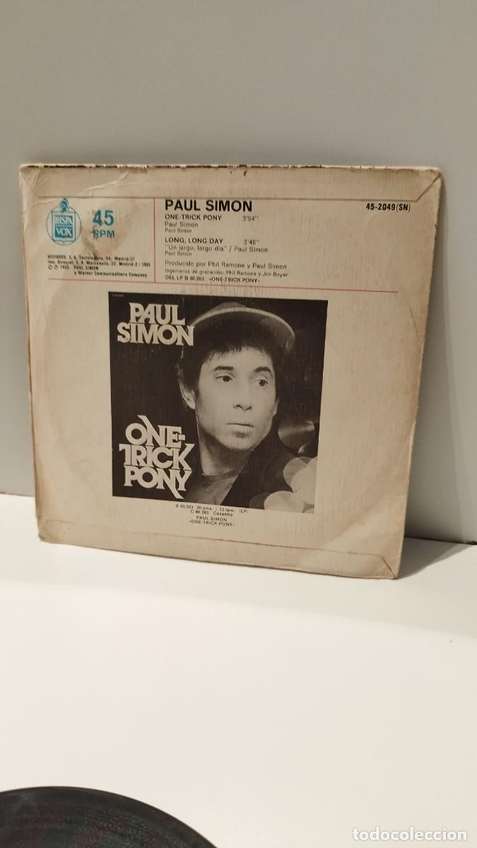 Discos de vinilo: PAUL SIMON, ONE TRICK PONY. Single - Foto 3