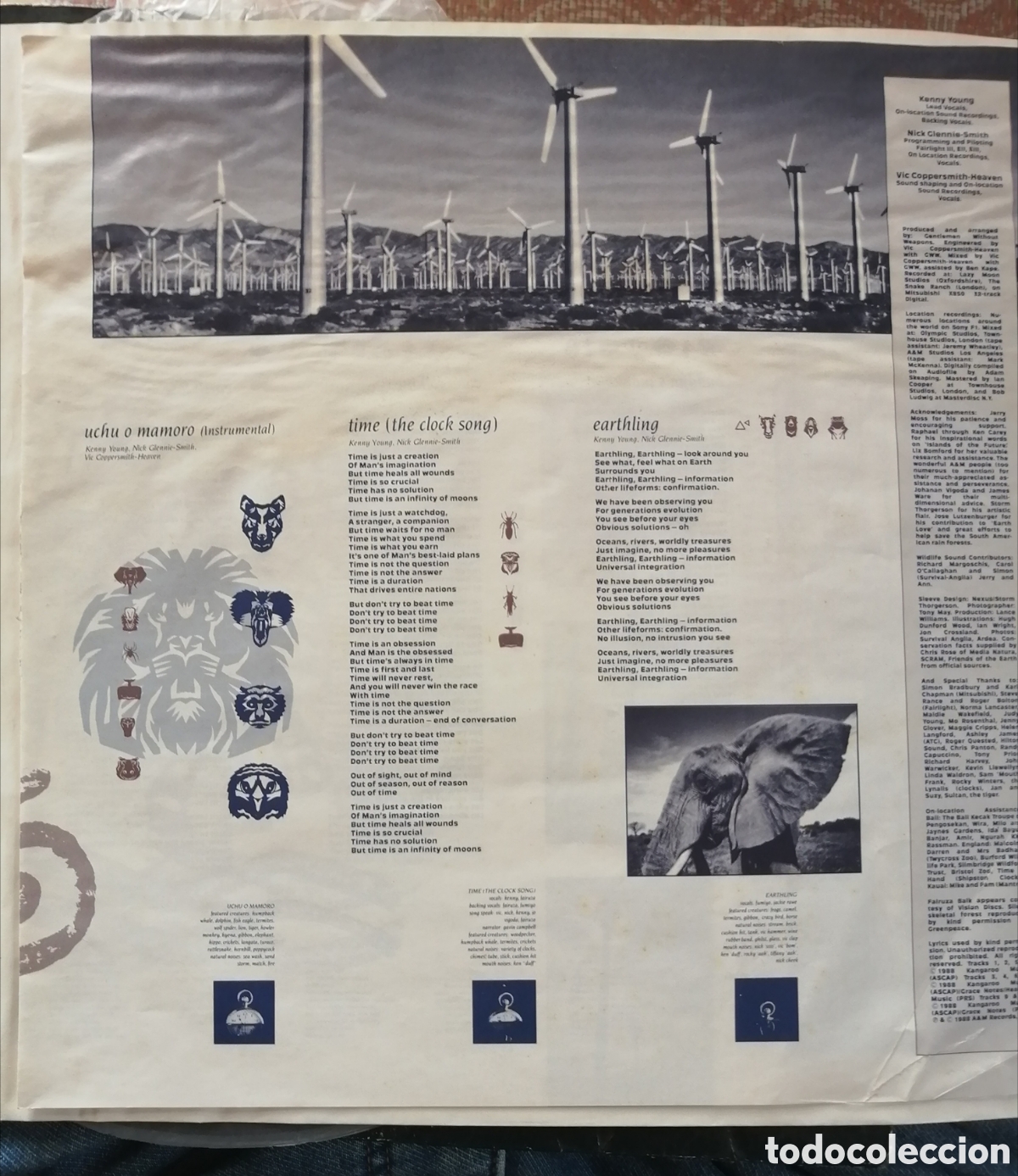 Discos de vinilo: GENTLEMEN WITHOUT WEAPONS - Transmission (Lp, 1988) synthpop, experimental - Foto 3