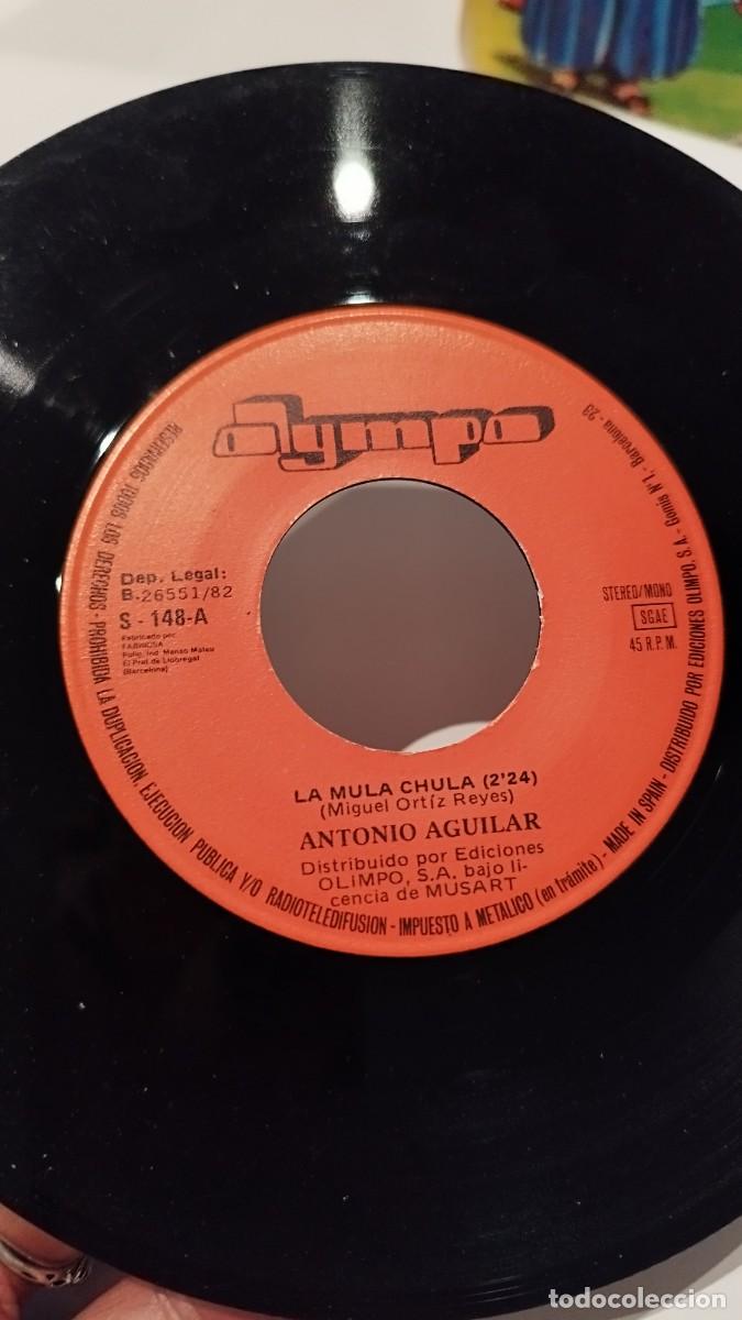 Discos de vinilo: Antonio Aguilar, la mula chula. Single - Foto 2