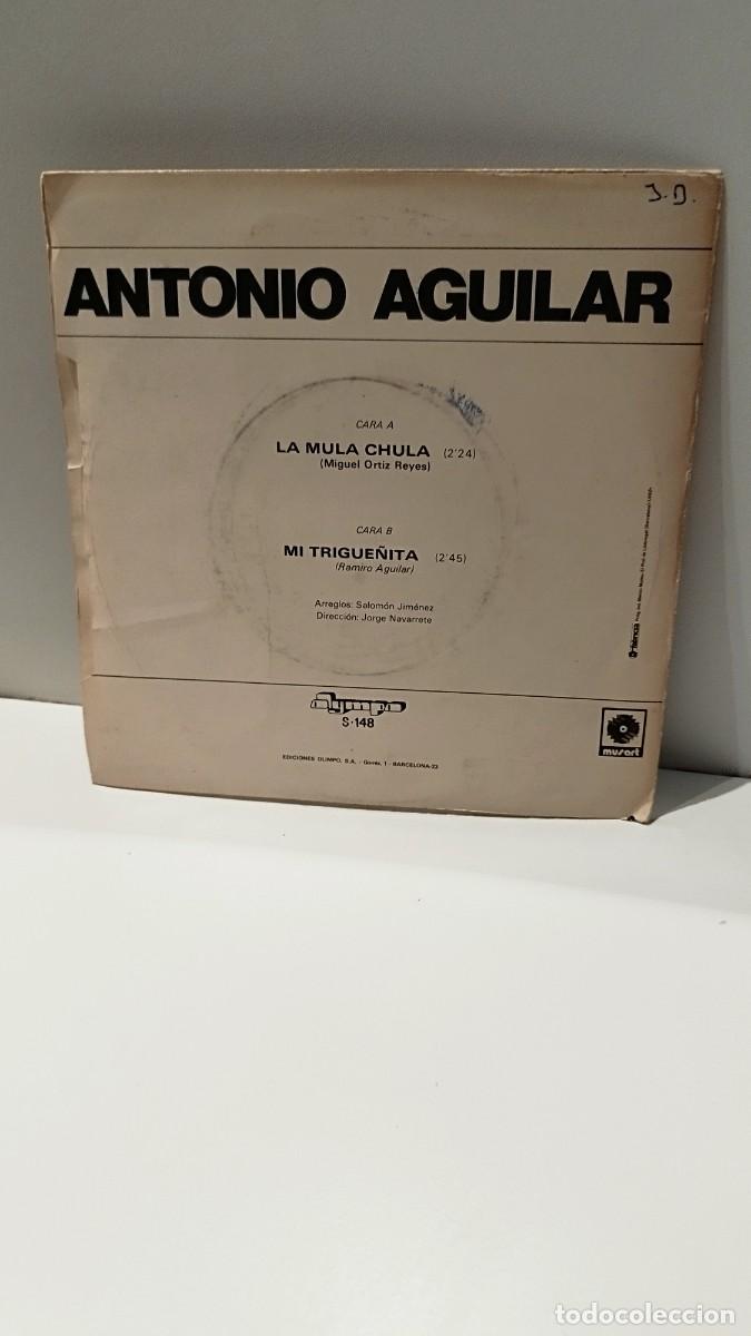 Discos de vinilo: Antonio Aguilar, la mula chula. Single - Foto 3