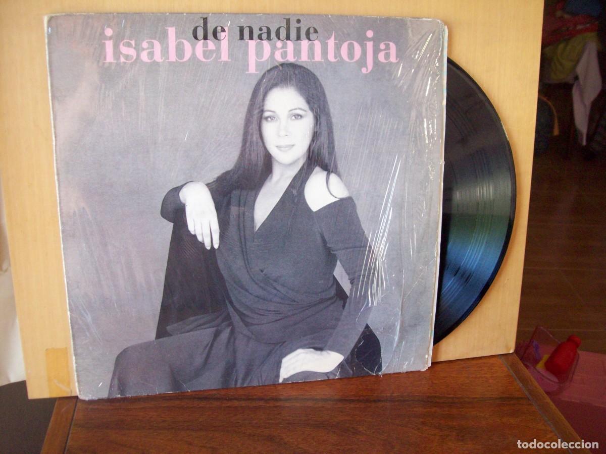 Discos de vinilo: ISABEL PANTOJA - DE NADIE - LP 1993 - Foto 1