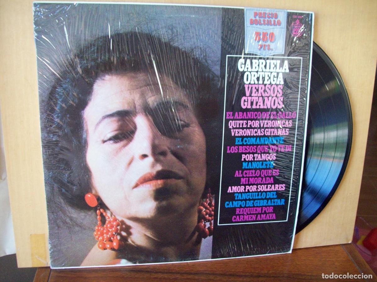 Discos de vinilo: GABRIELA ORTEGA - VERSON GITANOS - LP 1975 - Foto 1