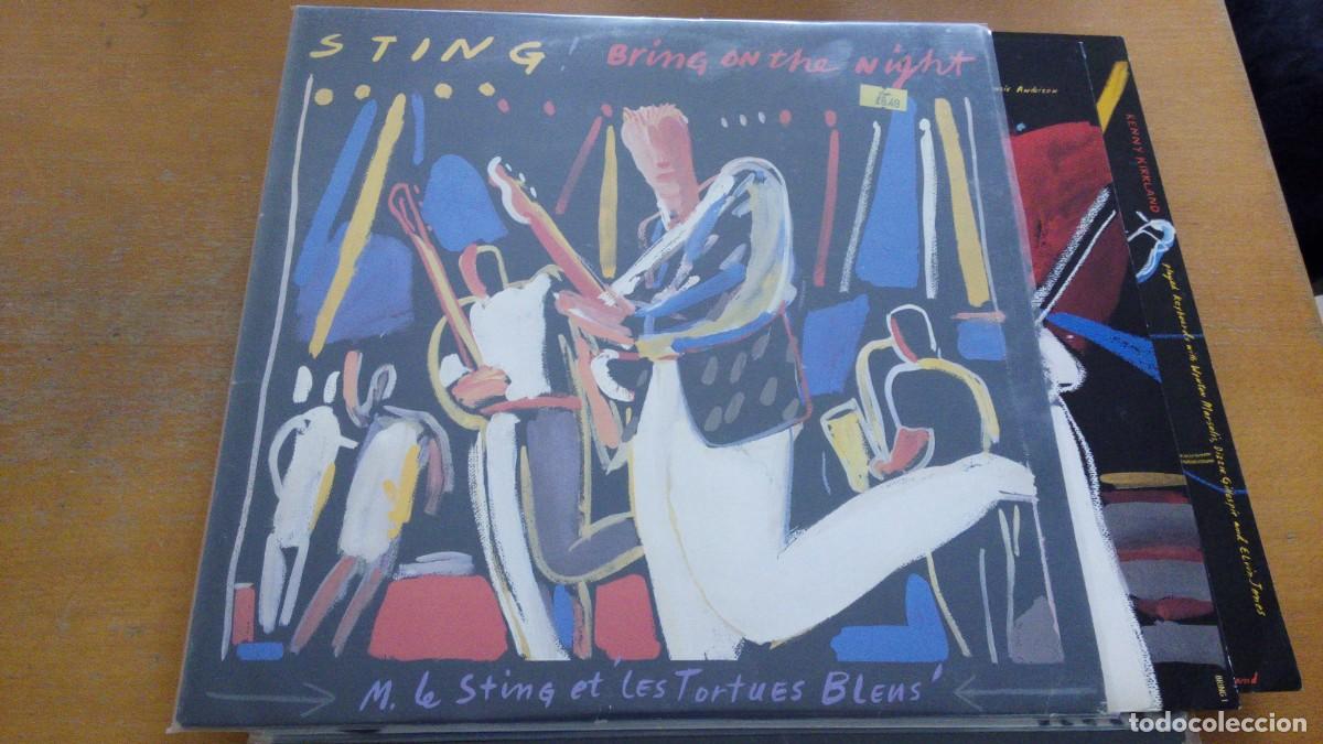 Discos de vinilo: STING BRING ON THE NIGHT 2XLPS CON INSERTOS 1986 - Foto 1