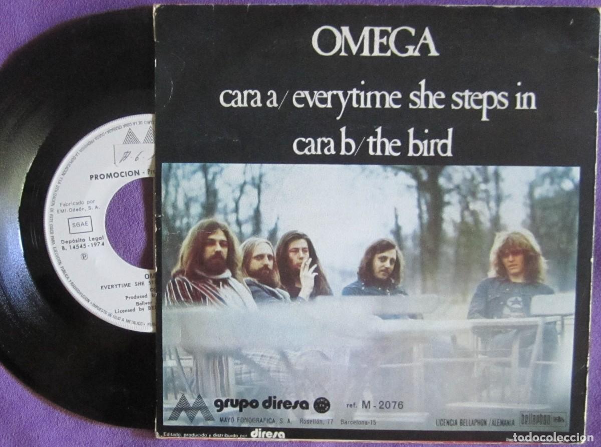 Discos de vinilo: OMEGA: EVERYTIME SHE STEPS IN / THE BIRD - Foto 2