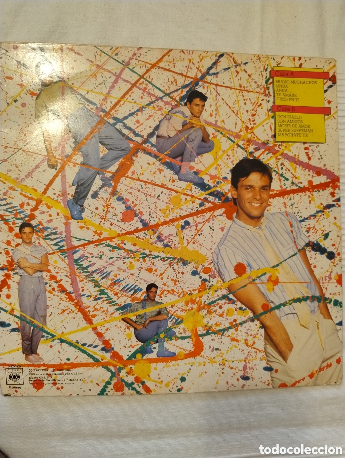 Discos de vinilo: Miguel bose lp bravo muchachos - Foto 2