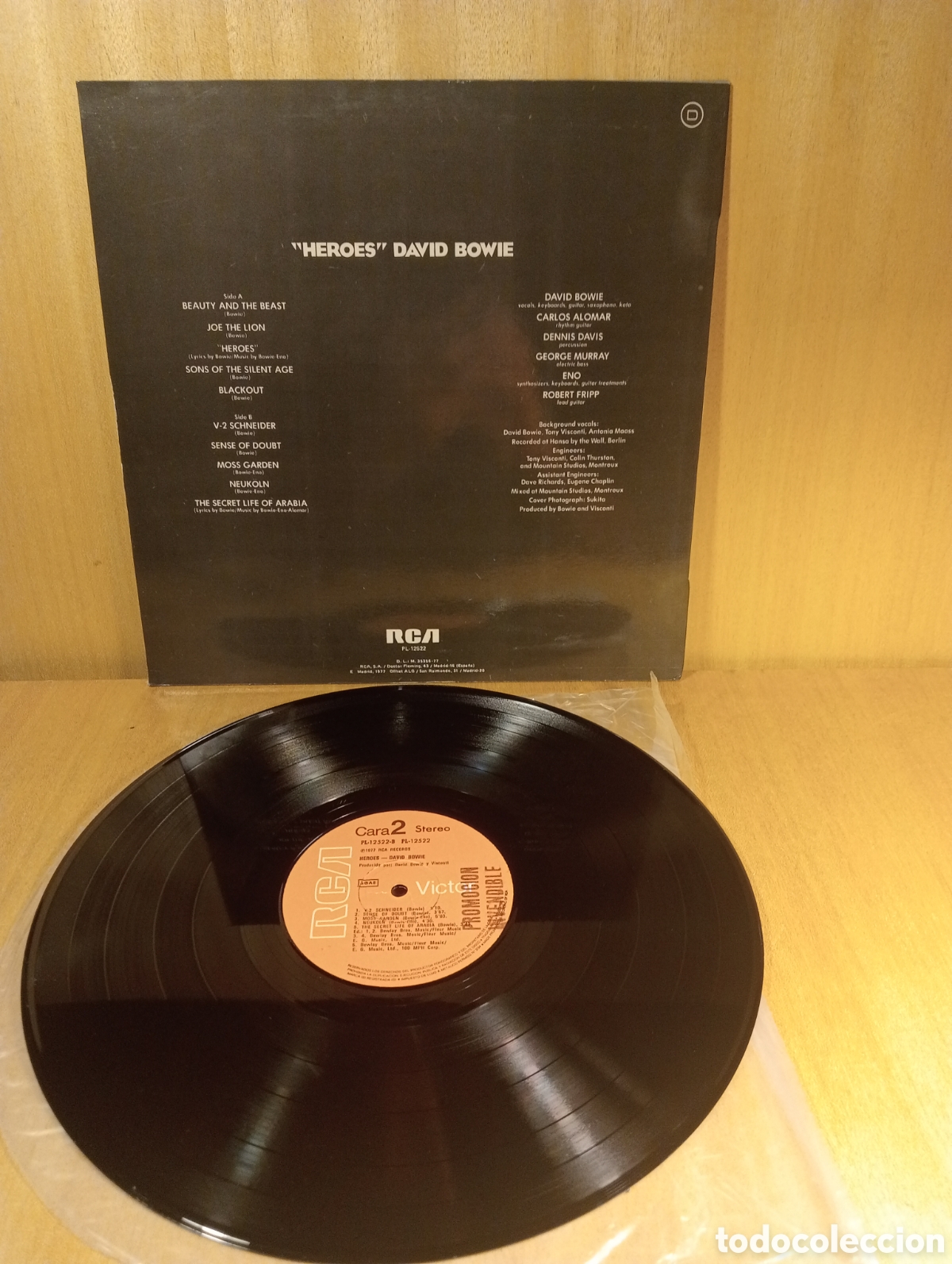Discos de vinilo: David Bowie. Heroes. - Foto 2