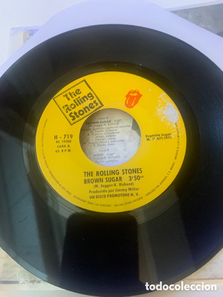 Discos de vinilo: The rolling stones brown sugar bitch - Foto 3
