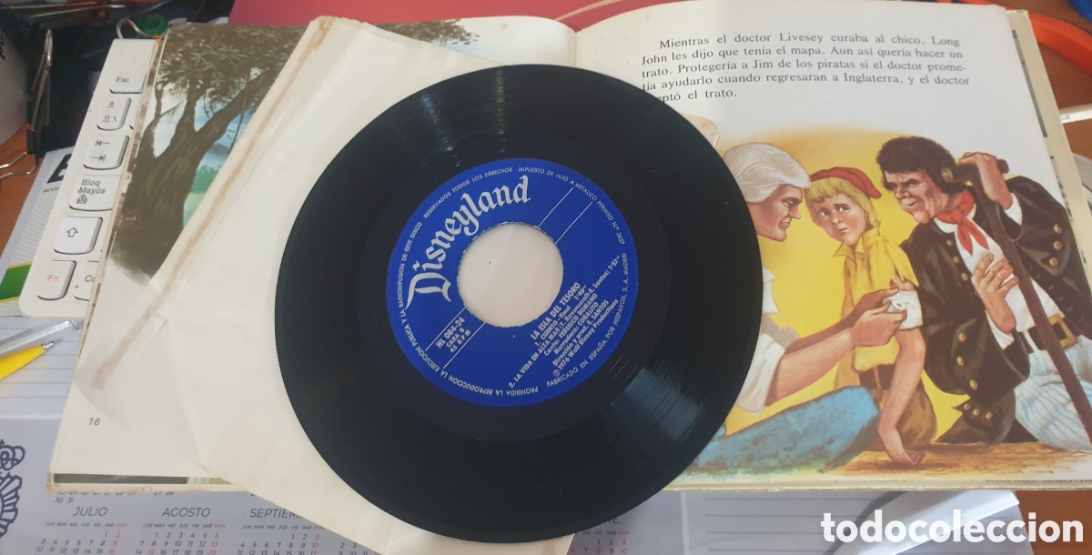 Discos de vinilo: Walt Disney. La isla del tesoro - Foto 3