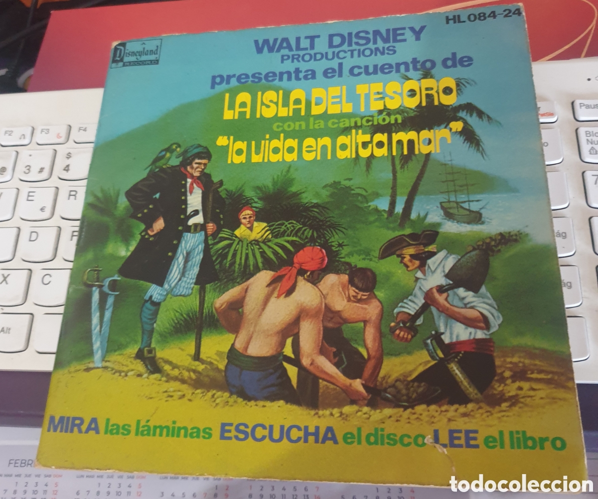 Discos de vinilo: Walt Disney. La isla del tesoro - Foto 1