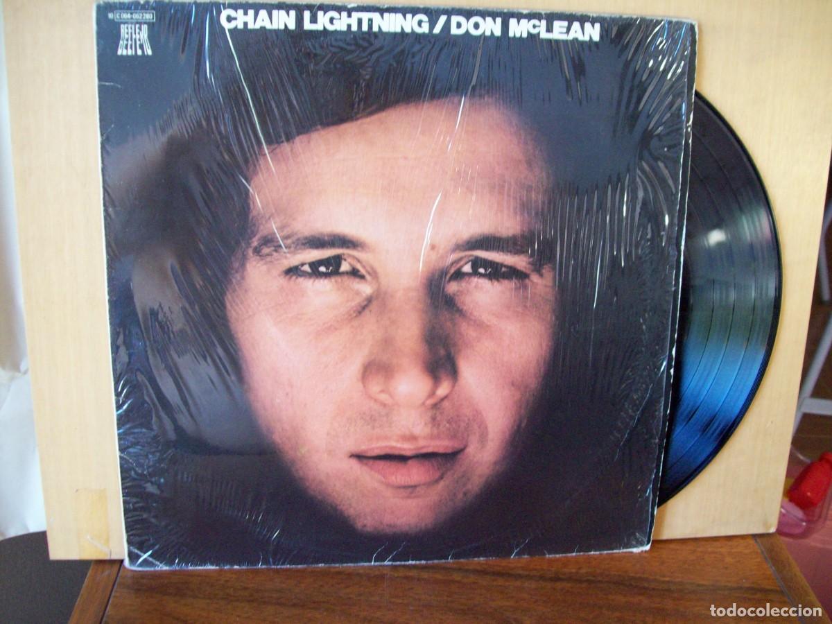 Discos de vinilo: DON McLEAN - CHAIN LIGHTNING - LP 1979 - Foto 1