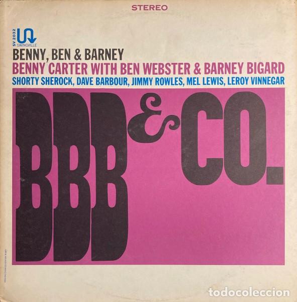 Discos de vinilo: Benny Carter With Ben Webster & Barney Bigard - Foto 1