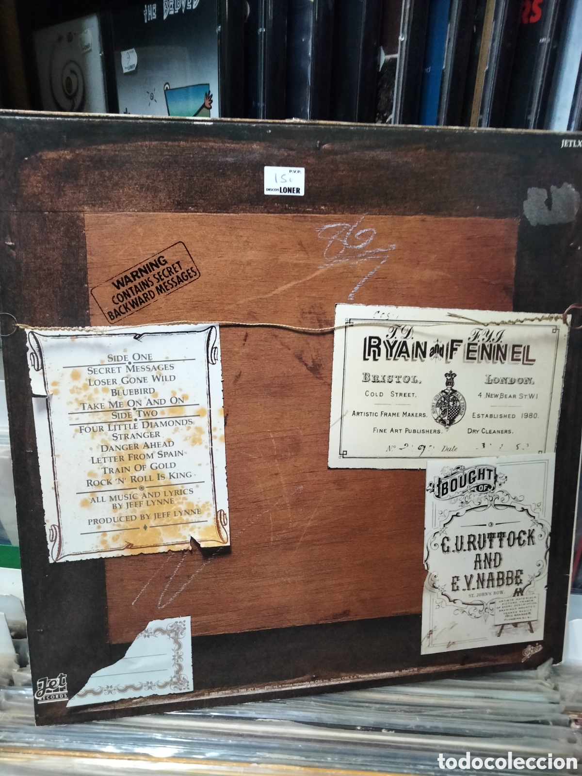 Discos de vinilo: Electric light orchestra secret messages - Foto 2