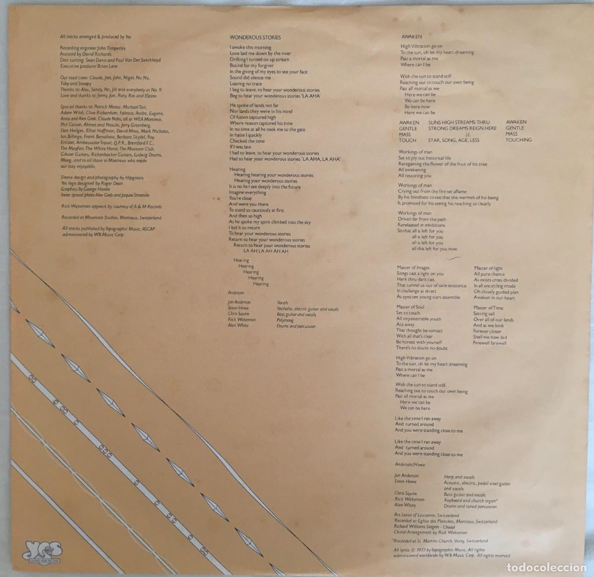 Discos de vinilo: Yes &ndash; Going For The One - Foto 5