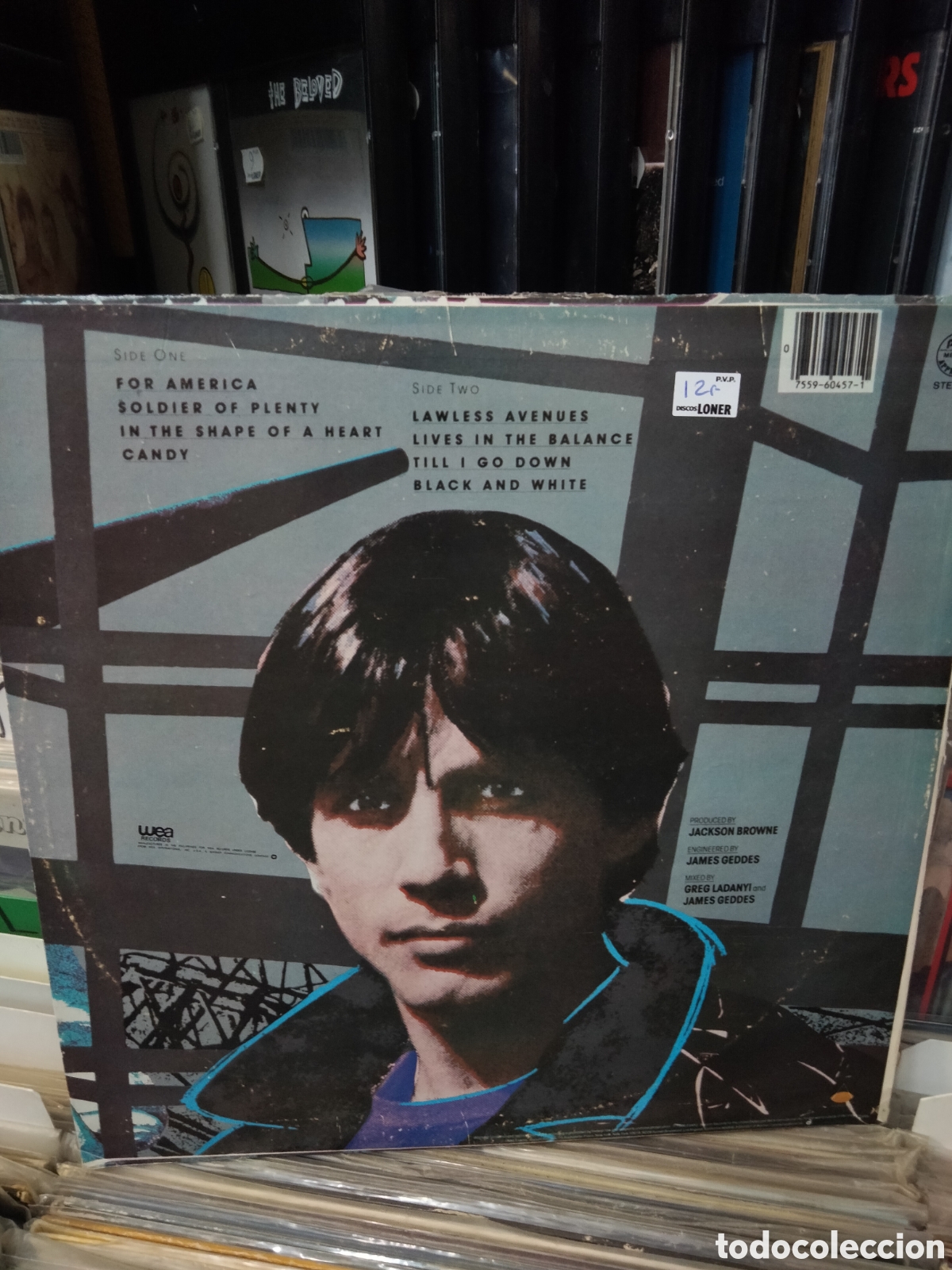 Discos de vinilo: Jackson browne lives in the balance - Foto 2