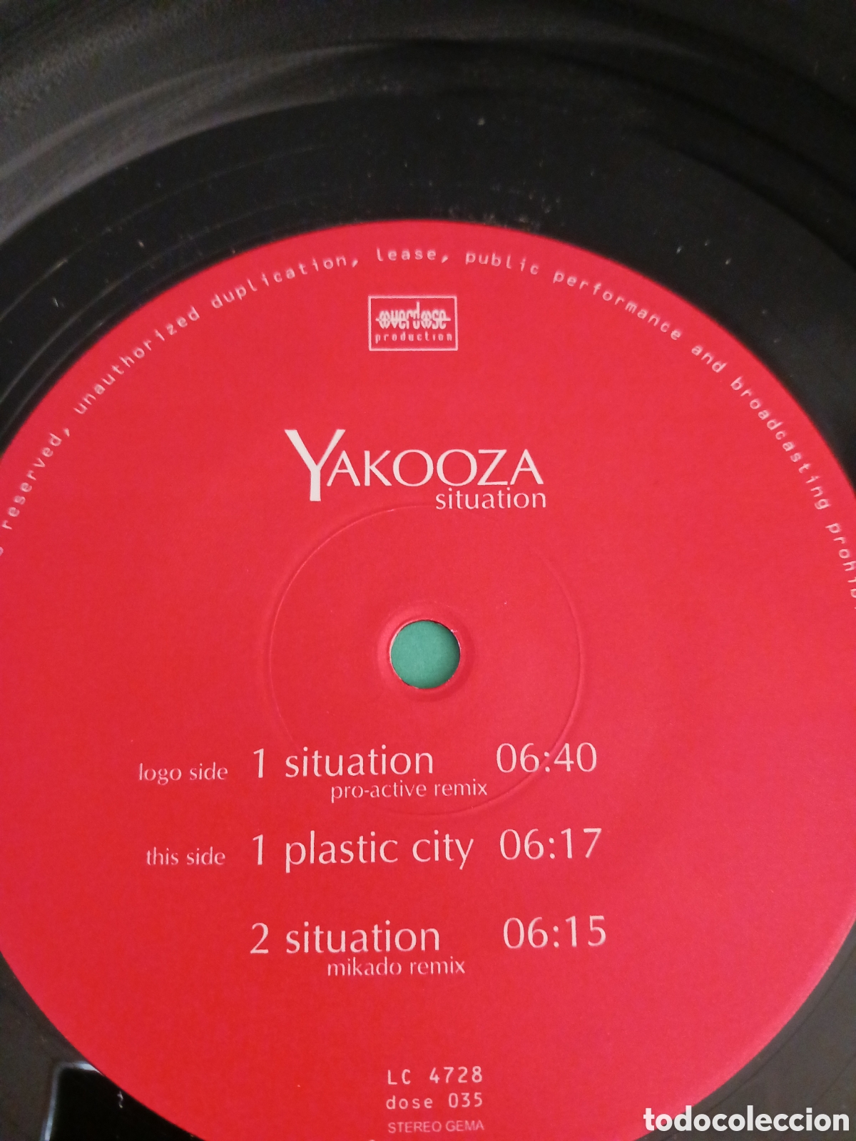 Discos de vinilo: Vinilo Yakooza / Situation - Foto 2