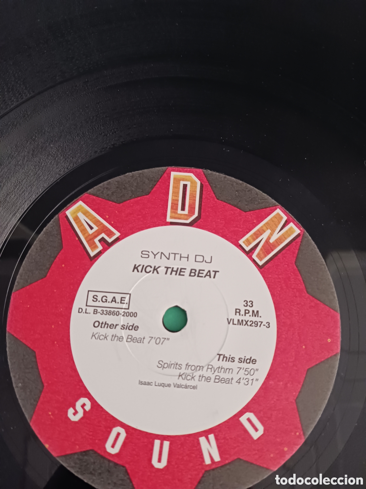 Discos de vinilo: Vinilo SYNTH DJ - Kick the Beat. - Foto 2